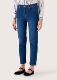 Kate cotton denim trousers DENIMNERO BLACK Woman image number 2