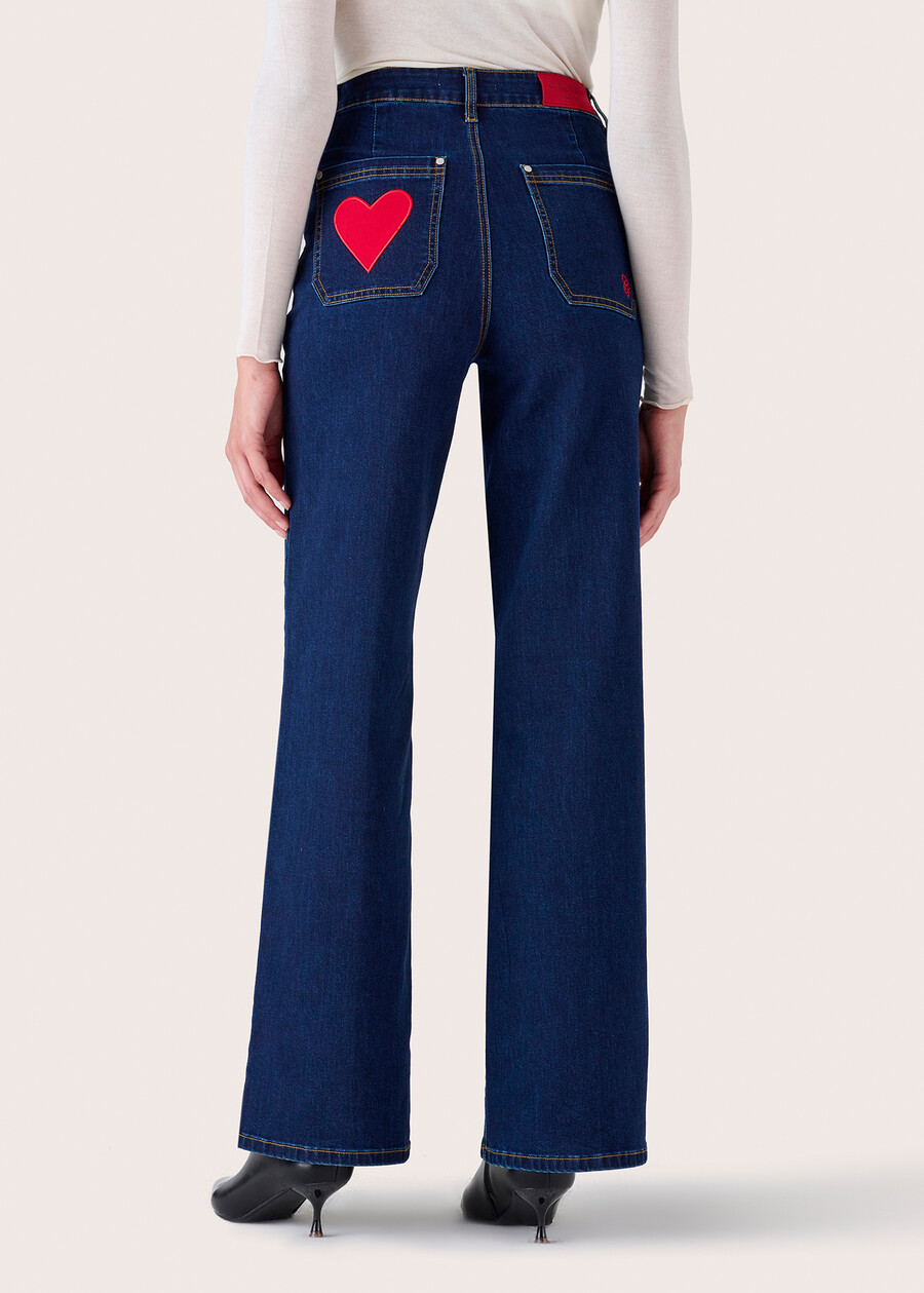 Dennis cotton denim trousers DENIM DARK DENIM Woman , image number 2