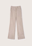 Giorgia trousers in corduroy ROSSO BORDEAUXBEIGE GREIGE Woman image number 7