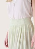 Gin 100% rayon skirt VERDE OLIVA Woman image number 3