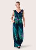 Titania 100% rayon jumpsuit NERO BLACK Woman image number 2