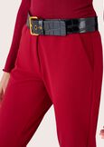 Bella straight-leg trousers ROSSO MARTEBLUE DARK BLUEMARRONE Woman image number 3