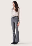 Cindy denim cotton trousers DENIM DARK DENIMGRIGIO GREY Woman image number 1