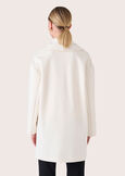 Calvin white woolen coat BIANCO WHITE Woman image number 5