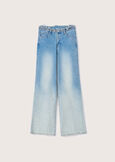 Daisy cotton denim trousers DENIM MEDIUM DENIM Woman image number 6