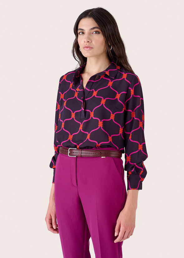 Camylla crepe blouse VIOLA Woman null