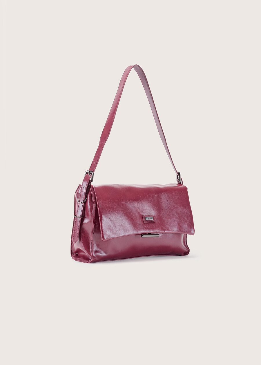 Brenda eco-leather crossbody bag NERO BLACKROSSO BORDEAUX Woman , image number 2