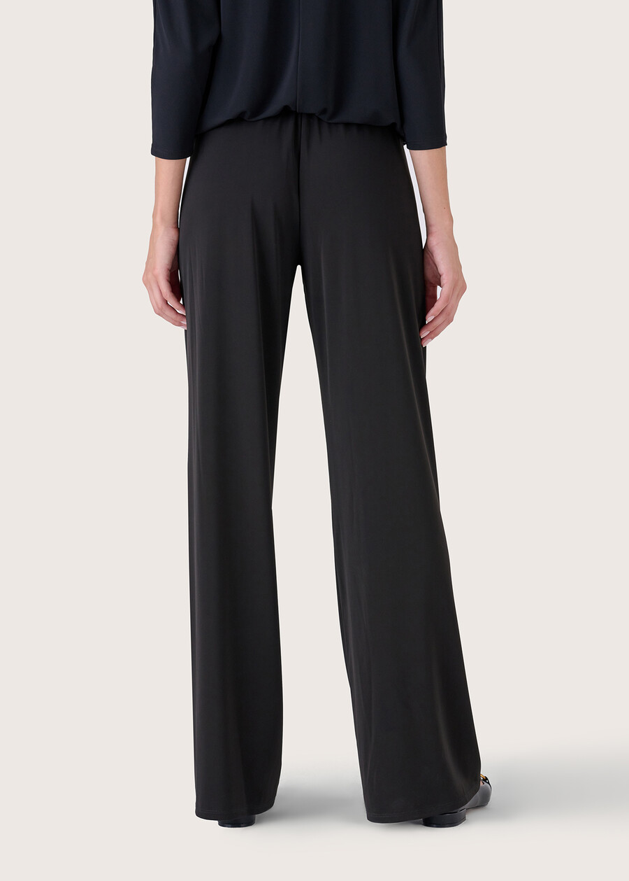 Giorgia palazzo trousers NERO BLACKBLU Woman , image number 4