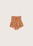 Butter 100% cotton shorts GIALLO MANGO Woman image number 6