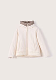 Pump double-fabric down jacket BEIGE LATTEBLUE DARK BLUE Woman image number 5