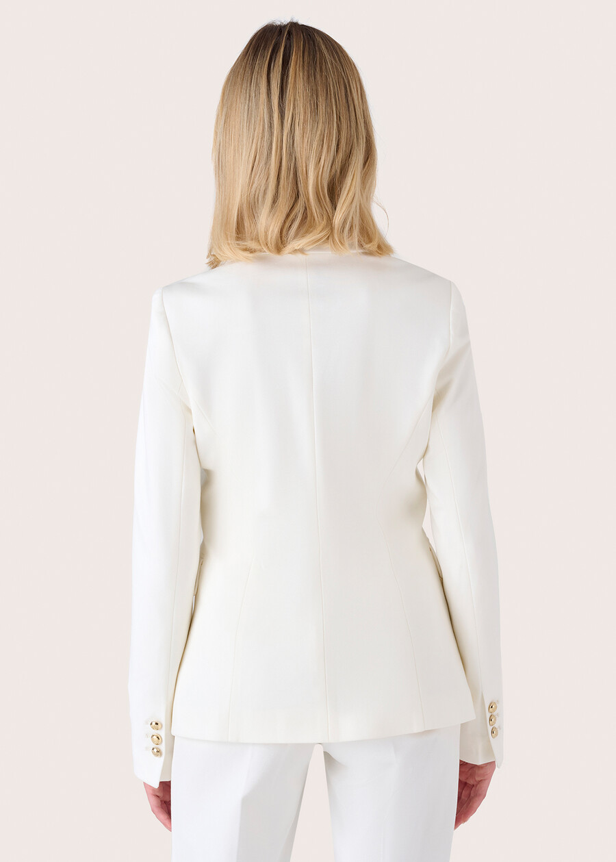 Gianna Milano stitch blazer BIANCO WHITE Woman , image number 4