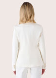 Gianna Milano stitch blazer BIANCO WHITE Woman image number 4