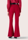 Victoria flared trousers ROSSO MARTENERO BLACKBLUE DARK BLUEMARRONE Woman image number 4