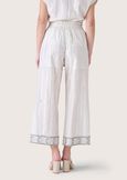 Pantalone Paros in lino e cotone BIANCO ORCHIDEA Donna immagine n. 4