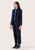 Trousers Alice in technical fabric NERO BLACKBEIGE GESSOBLU Woman image number 2