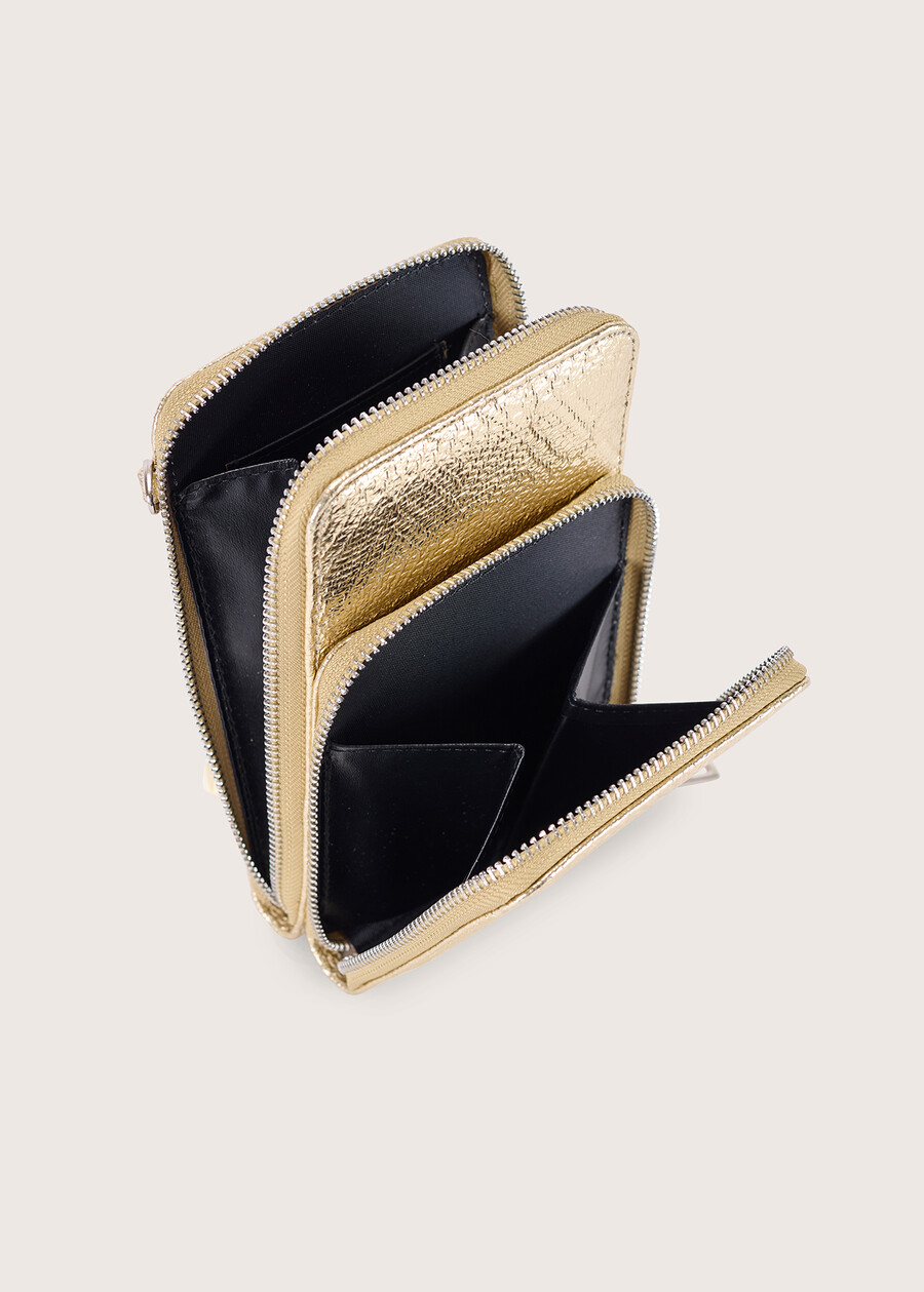 Pimpi wallet with shoulder strap ORO GOLDEN Woman , image number 2