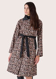 Thom trench with animal pattern NERO BLACK Woman image number 3