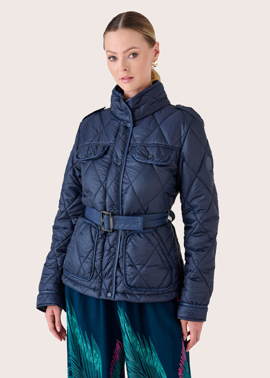 Penko military down jacket VERDE MILITAREBLU Woman , image number 2