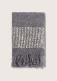 Selenas bouclé fabric scarf GRIGIO Woman image number 2