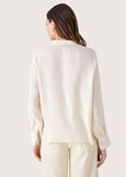 Cabby 100% rayon twill blouse BEIGE LATTE Woman image number 4