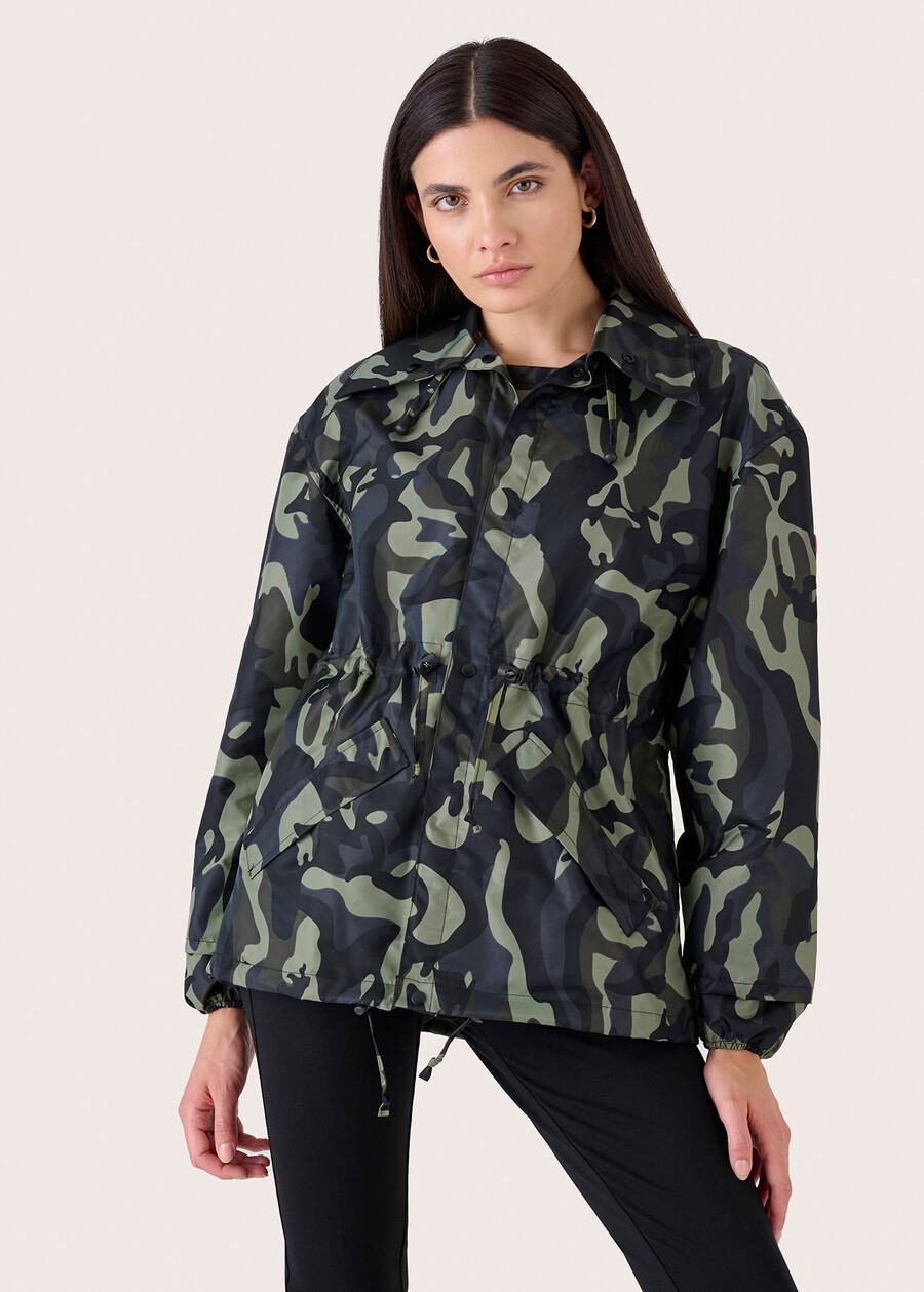 Rain waterproof trench VERDE SALVIA Woman , image number 2