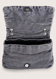 Bedelia cotton denim clutch bag GRIGIO GREY Woman image number 4