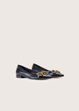 Saffira eco-leather ballerina shoes NERO BLACK Woman image number 3