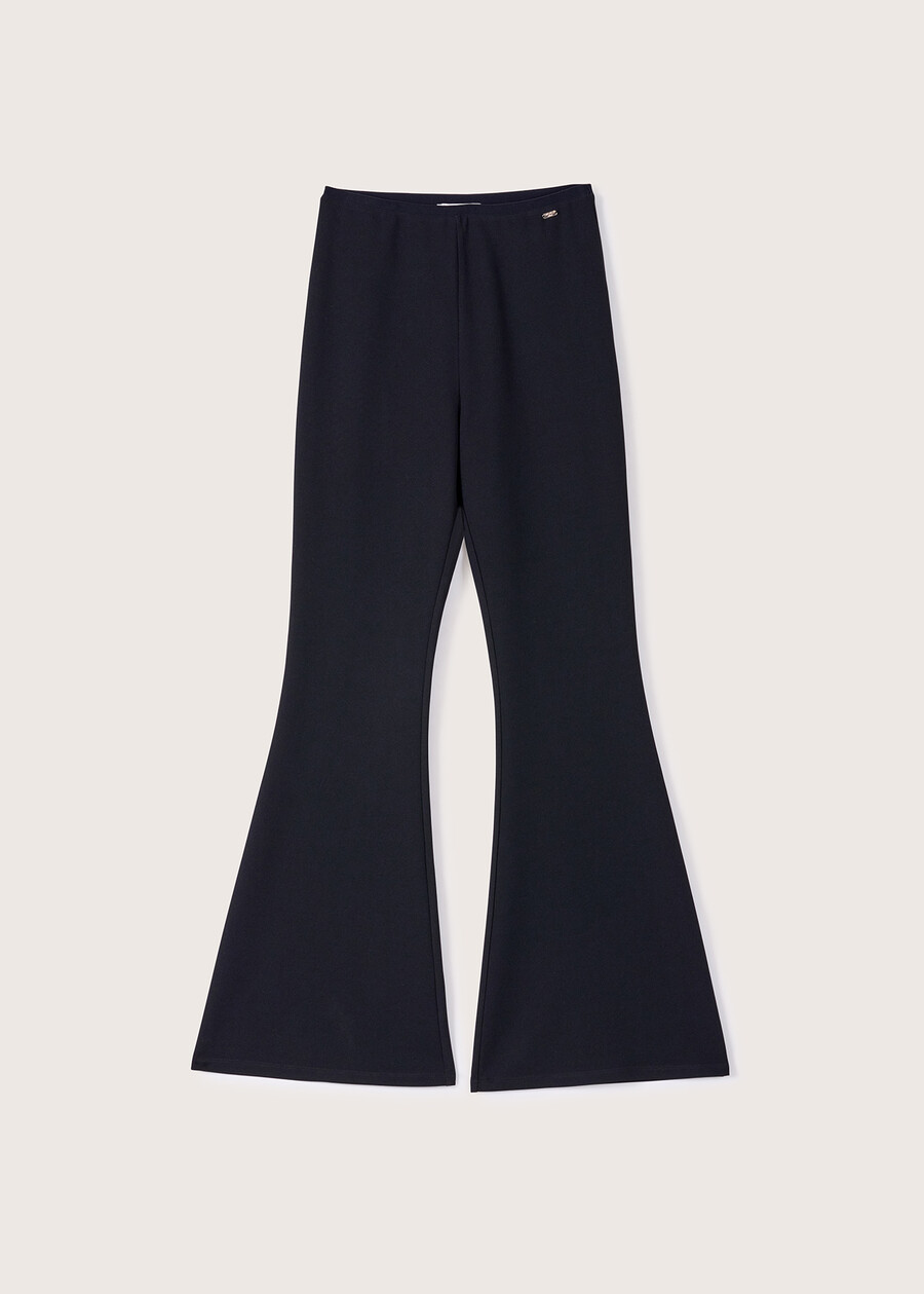 Victoria flared trousers ROSSO MARTENERO BLACKBLUE DARK BLUEMARRONE Woman , image number 6