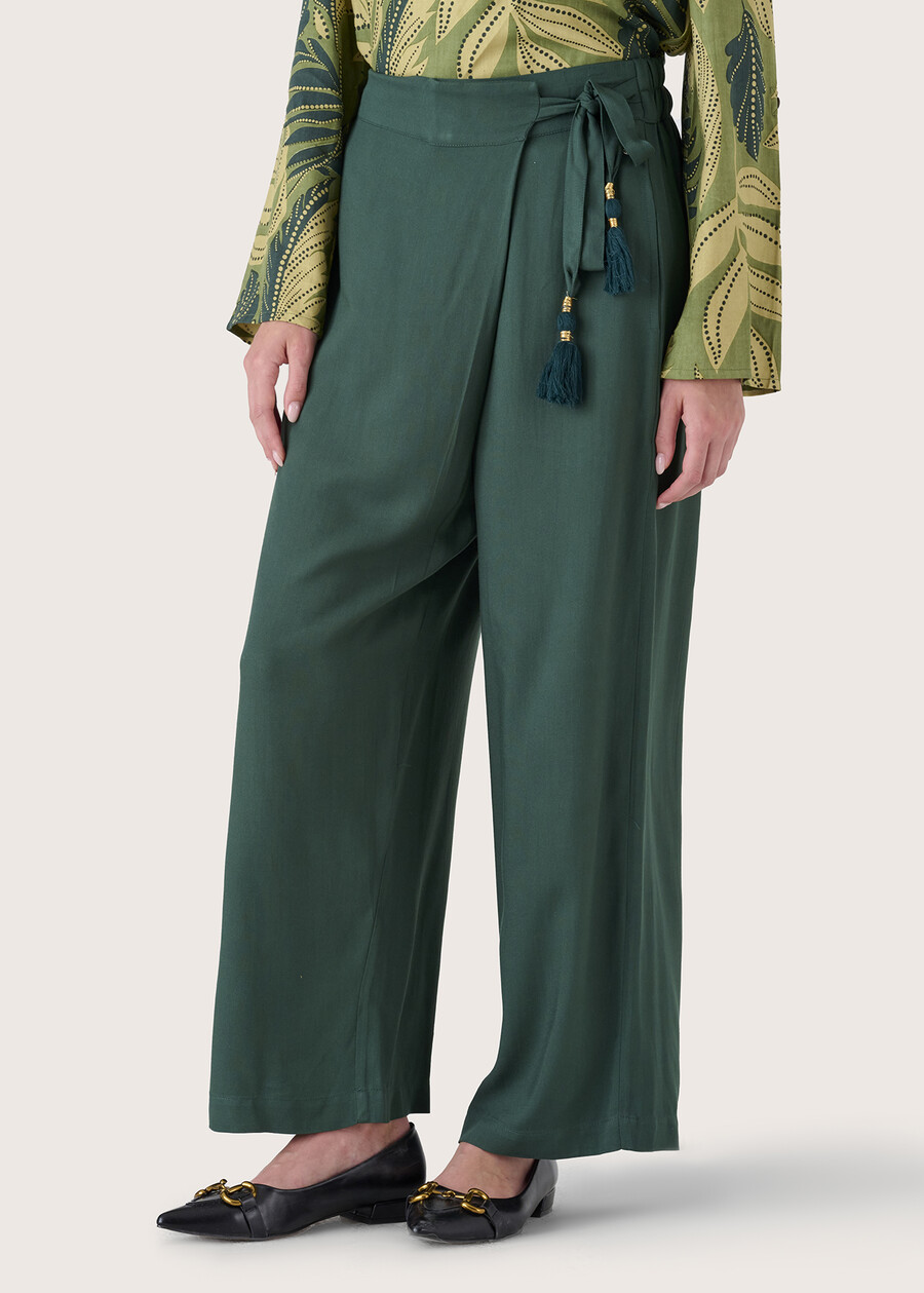 Petra Pants in Pareo Style VERDE Woman , image number 3