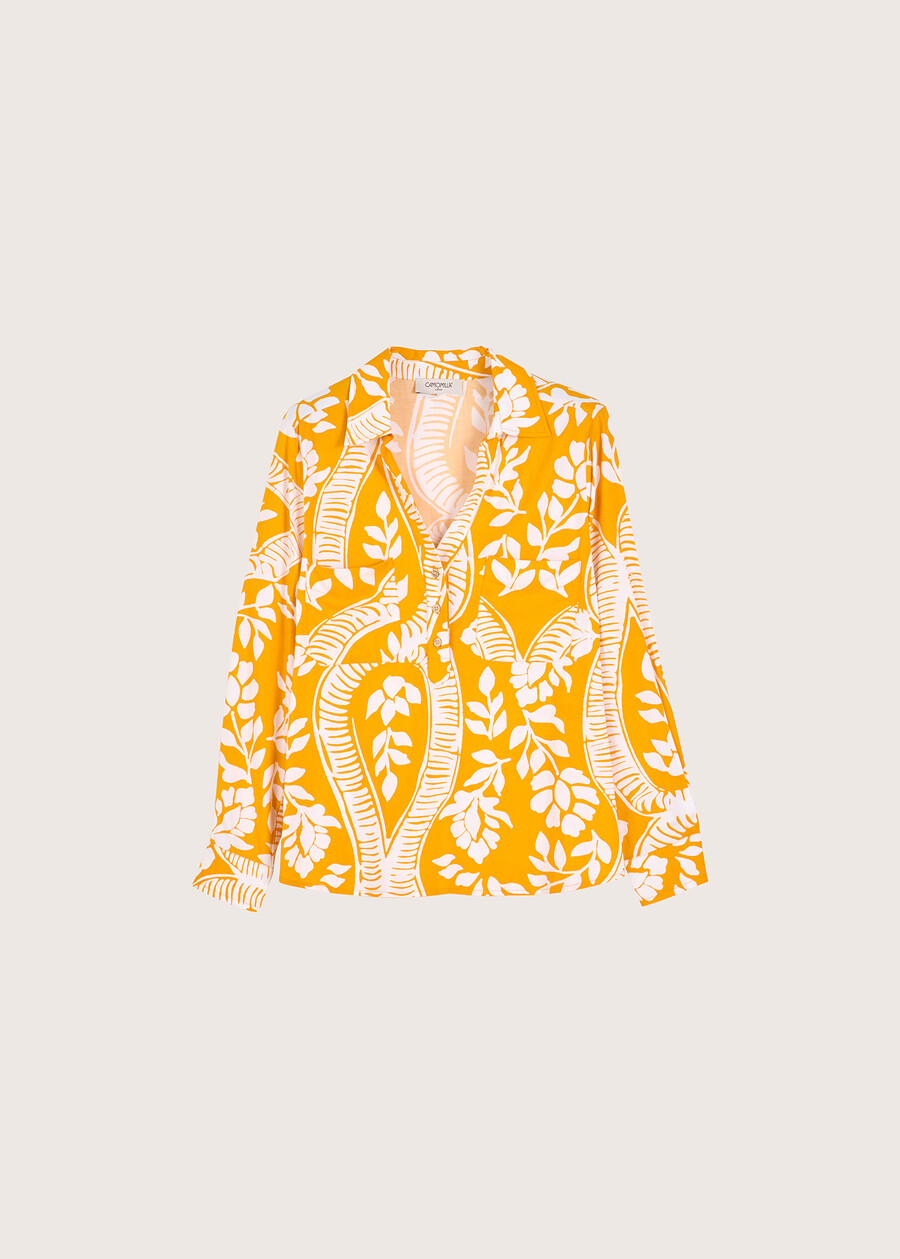 Chopin 100% rayon shirt ARANCIO CARROT Woman , image number 5