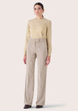 Giorgia trousers in corduroy ROSSO BORDEAUXBEIGE GREIGE Woman image number 3