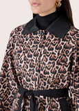 Thom trench with animal pattern NERO BLACK Woman image number 4