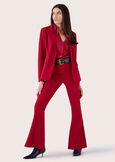 Victoria flared trousers ROSSO MARTENERO BLACKBLUE DARK BLUEMARRONE Woman image number 1