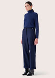 Primo polyviscose trousers BLUE OLTREMARE Woman image number 2