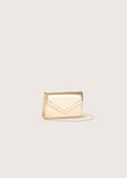 Belle eco-leather clutch bag GOLD Woman image number 3