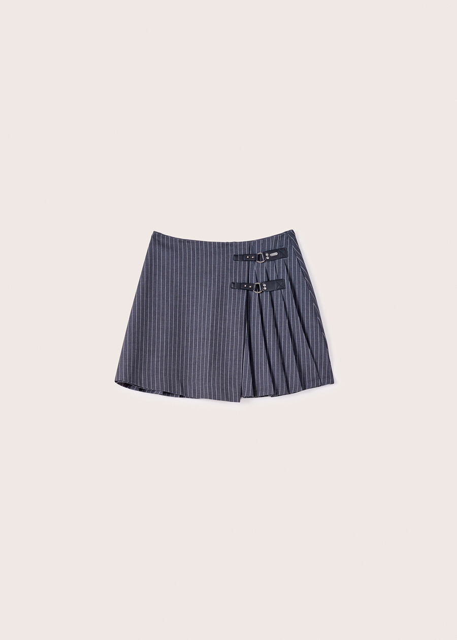 Germany pinstriped skirt GRIGIO Woman , image number 6