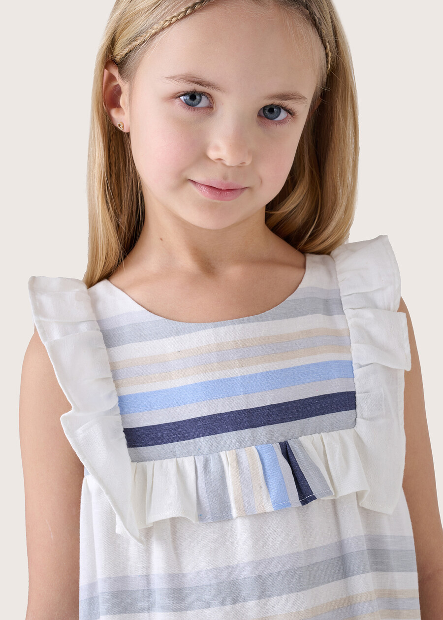 Agnes striped baby dress BIANCO WHITE Woman , image number 3