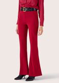 Victoria flared trousers ROSSO MARTENERO BLACKBLUE DARK BLUEMARRONE Woman image number 3