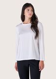 Cassys double-fabric blouse BIANCO WHITEBLU Woman image number 1