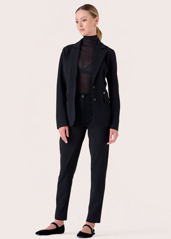 Five pocket trouser suit NERO BLACK Woman null