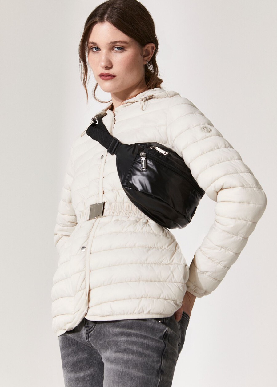 Piuma down jacket ROSANERO BLACKBEIGE LATTE Woman , image number 1