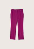 Jacqueline narrow-leg trousers ROSSO MAGENTANERO BLACKBLUE DARK BLUEVERDE BOTTIGLIA Woman image number 6