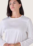 Cassys double-fabric blouse BIANCO WHITEBLU Woman image number 2