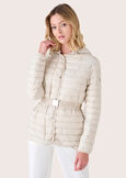 Piuma down jacket ROSANERO BLACKBEIGE LATTE Woman image number 2