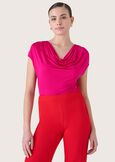 Samba viscose top ROSA FUCSIABLU MEDIUM BLUE Woman image number 1