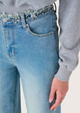 Daisy cotton denim trousers DENIM MEDIUM DENIM Woman image number 4