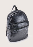 Benny shiny nylon backpack NERO BLACK Woman image number 3