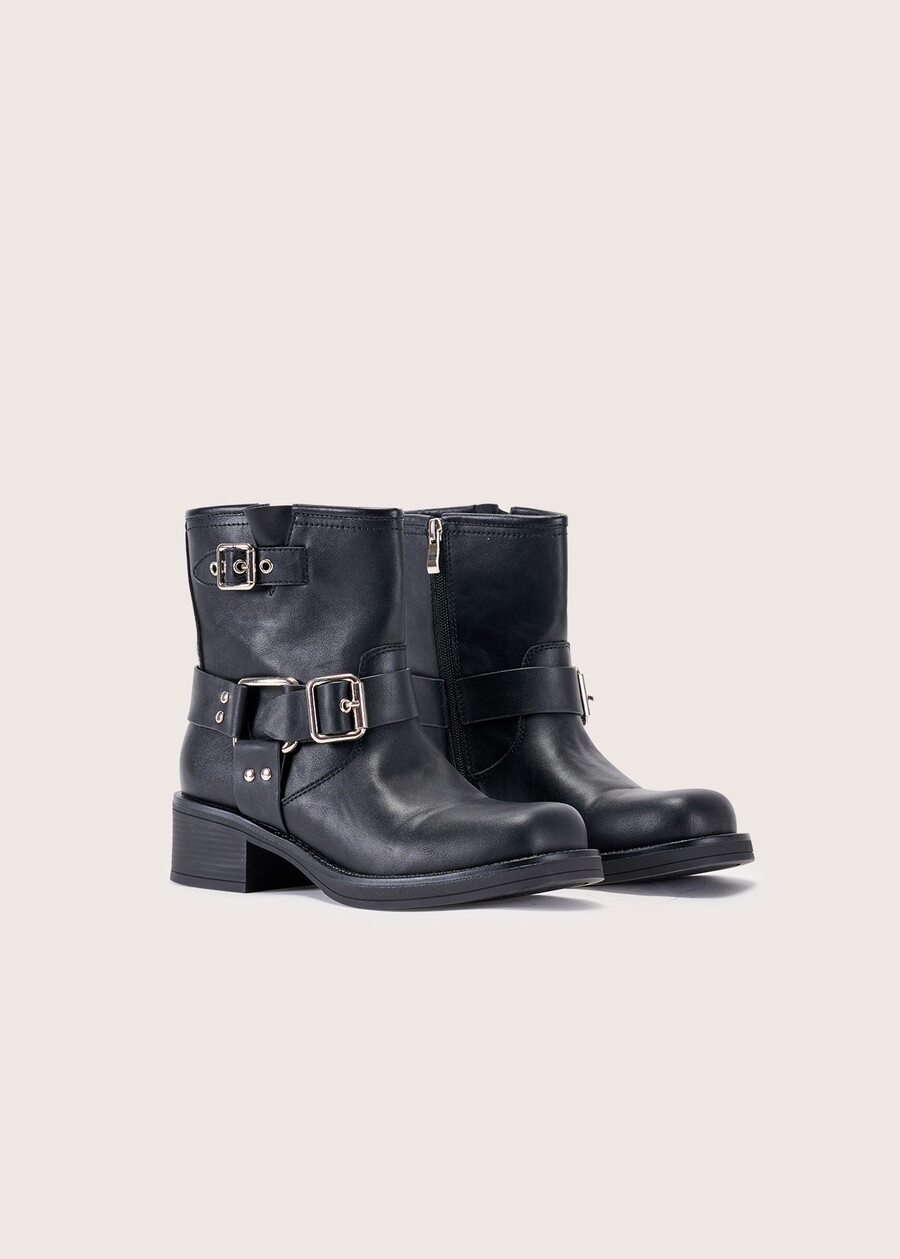 Simea eco-leather ankle boots NERO BLACK Woman , image number 4