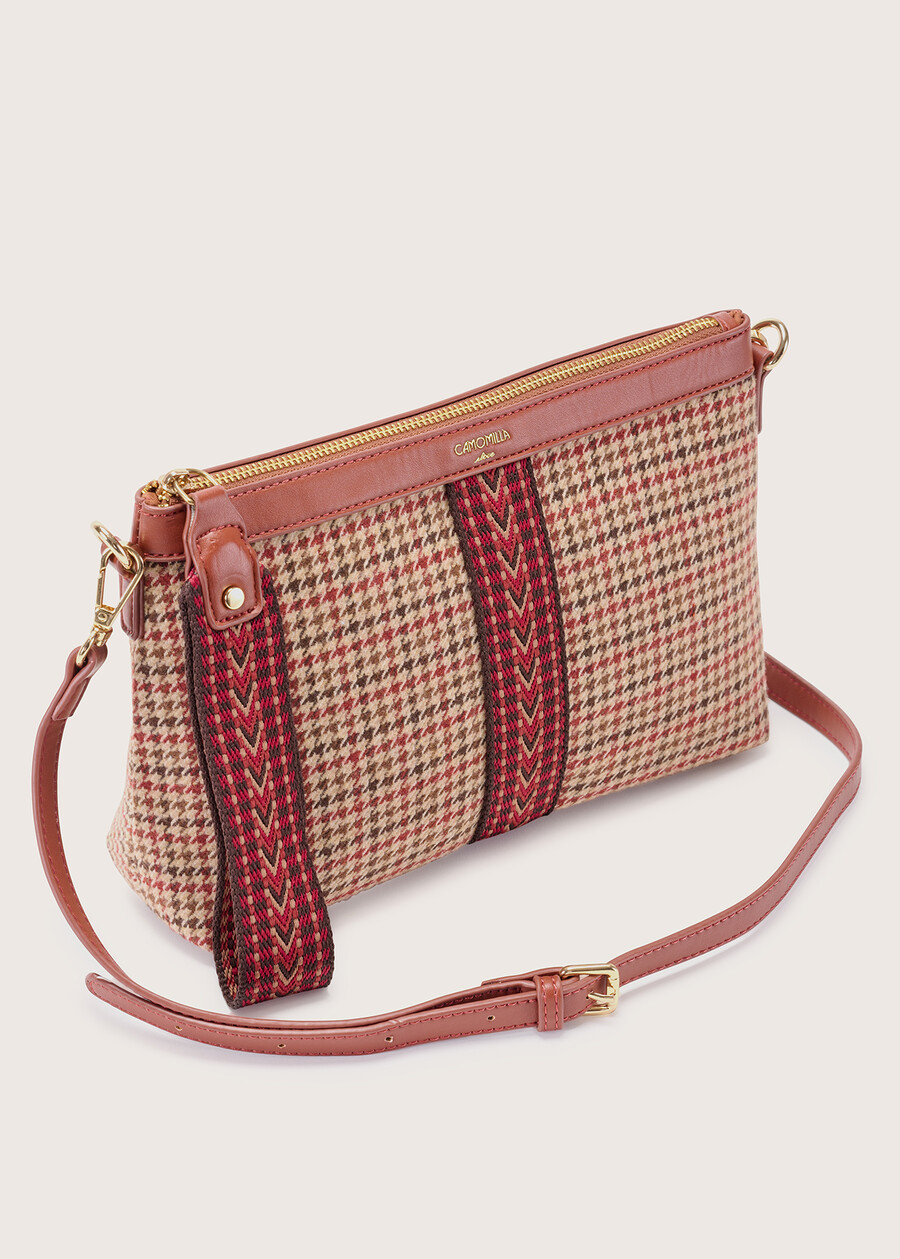 Brana houndstooth clutch BEIGE Woman , image number 3