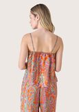 Trilly patterned top ARANCIO CARROT Woman image number 3